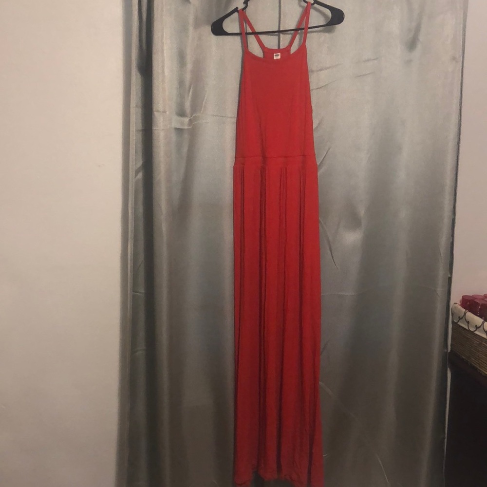Spaghetti straps coral dress from Old Navy